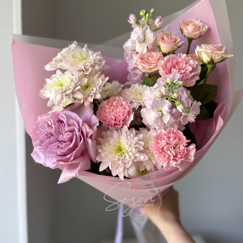 Сборный  букет «Цветочная россыпь»