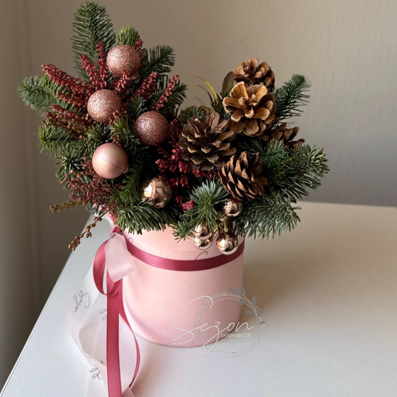 Новогодняя композиция &laquo;Северное сияние&raquo; (по предварительному заказу)