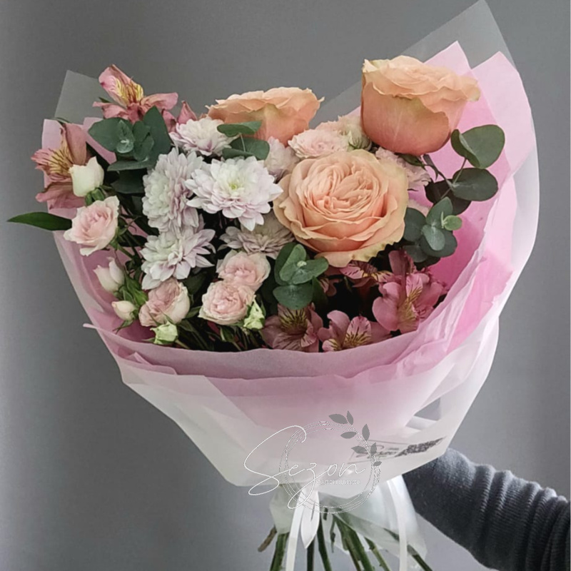 Сборный букет «Весеннее солнце» 