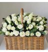 Композиция в корзине «Белое облако» 