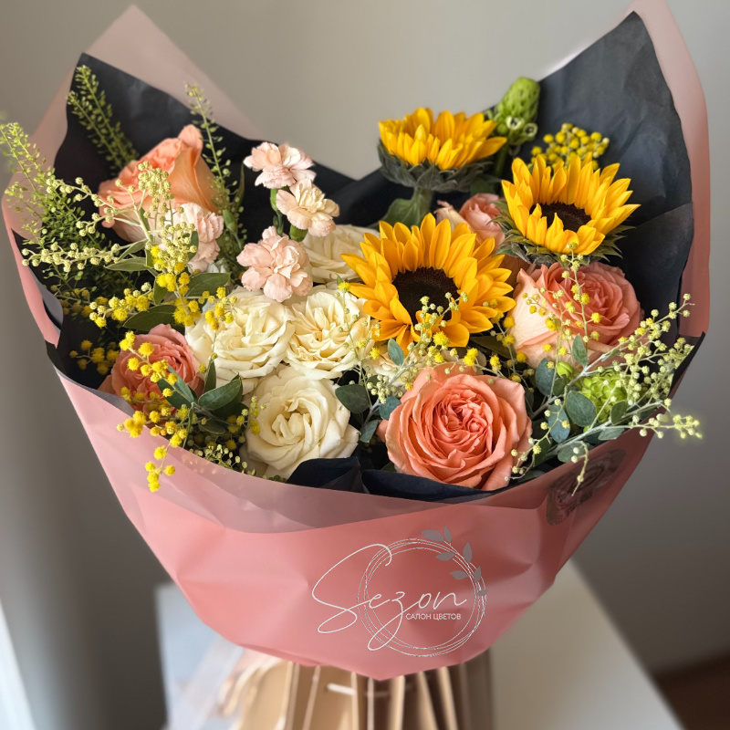 Авторсикй букет «Осеннее тепло»