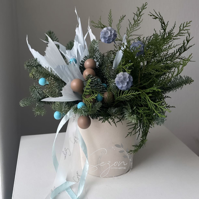 Композиция из нобелиса &laquo;Морозное утро&raquo;