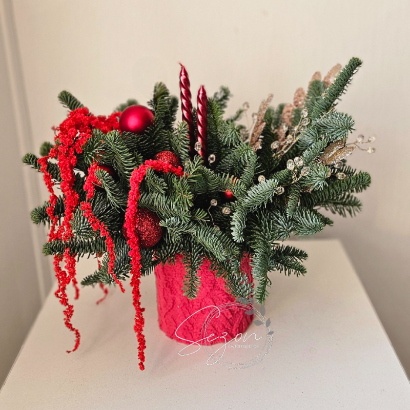 Композиция из нобелиса &laquo;Зимняя сказка&raquo; (по предварительному заказу)