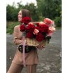 Корзина с розами &laquo;ДНК страсти&raquo;