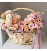 Композиция в корзине &laquo;Шепот ангела&raquo; 
