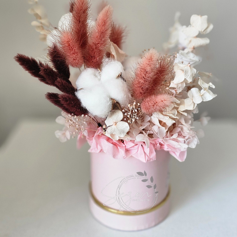 Композиция из стабилизированных цветов &laquo;Радость&raquo; (по предварительному заказу) 